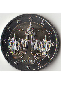 2016 - 2 Euro GERMANIA Zwinger a Dresda - Sassonia Fdc